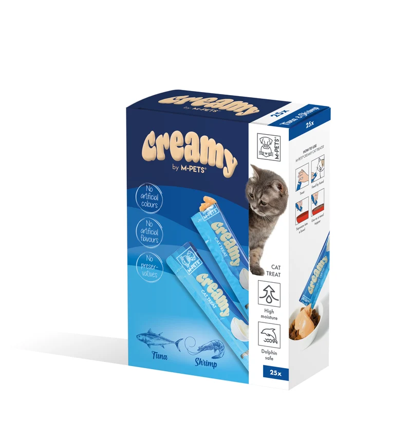 Creamy Treats Pack for Cats - Tuna & Shrimp 25 pcs