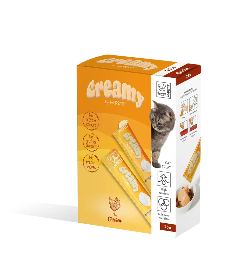 Creamy Treats Pack for Cats - Chicken 25 pcs