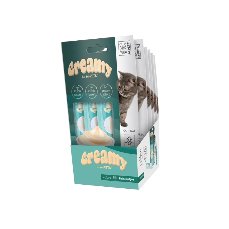 Creamy Treats for Cats - Salmon & Beef