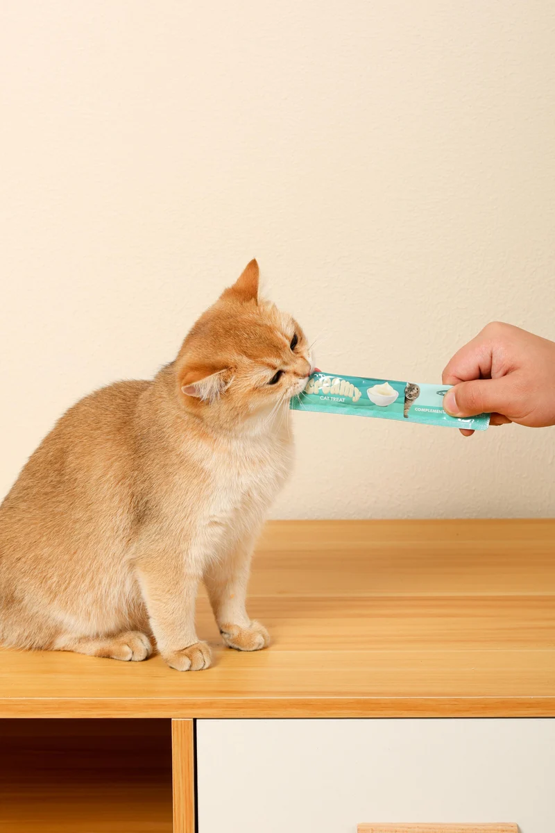 Creamy Treats for Cats - Salmon & Beef