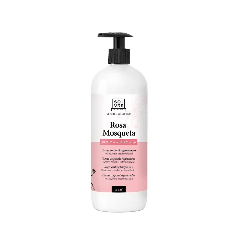 Soivre Crema Corporal Rosa Mosqueta BIO, 750 ml