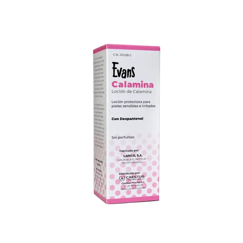 Evans Loción de Calamina con Dexpantenol, 125 ml