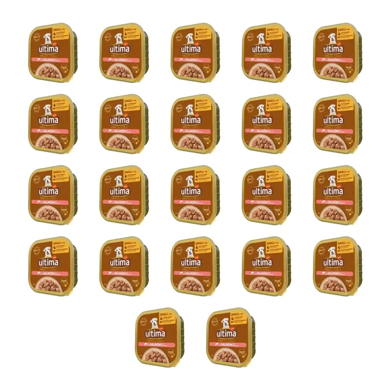 Ultima Mini Paté Salmón, 150 gr, pack 22