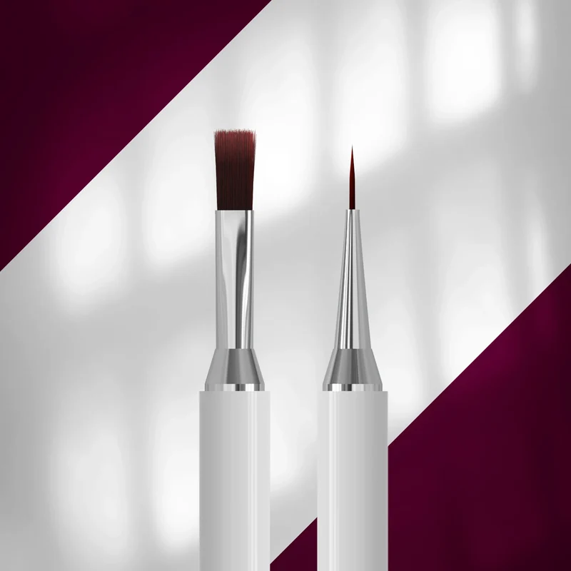 STALEKS EXCLUSIVE 08/03 Pincel de doble cara para gel 10 mm / liner 10 mm