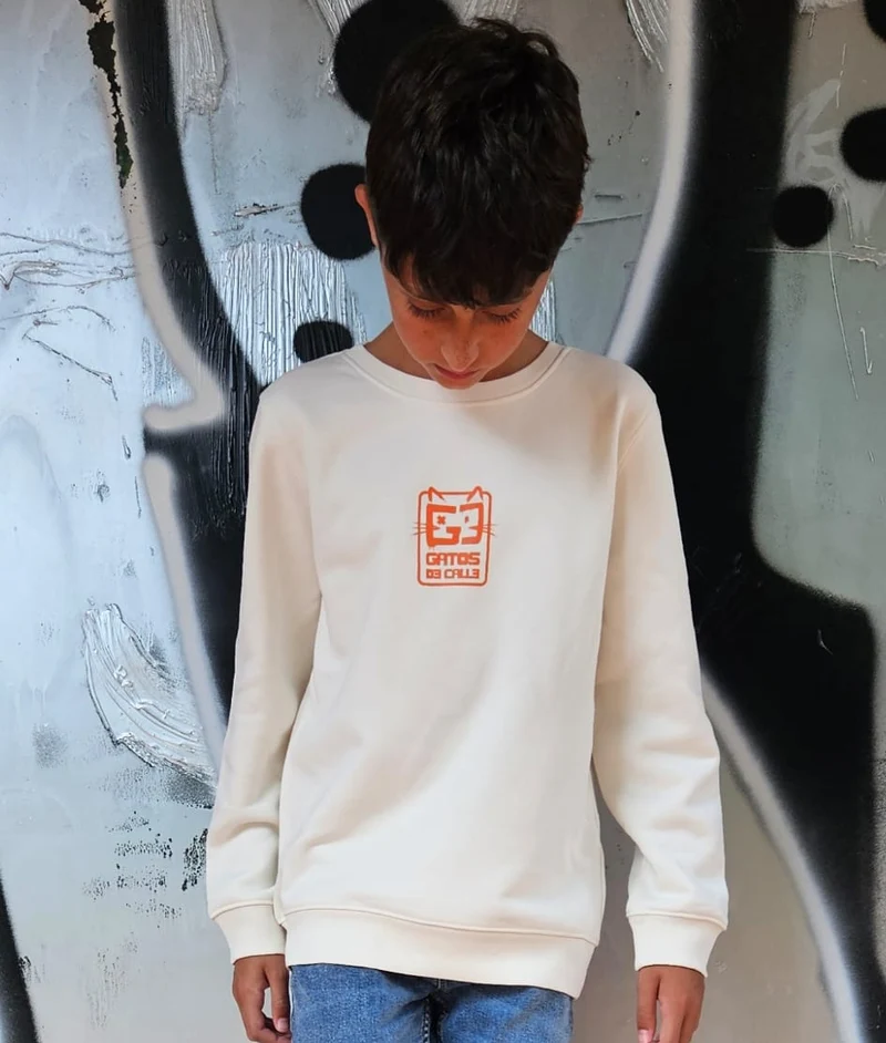 Sudadera Unisex niñ@s "El mundo cambia con tu ejemplo, no con tu opinión"