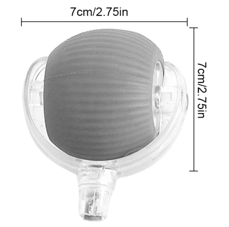 Pelota eléctrica interactiva activa para mascotas. Gris