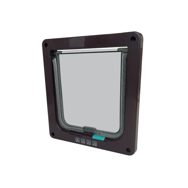 DORAS Cat Door - 2 way locking Brown