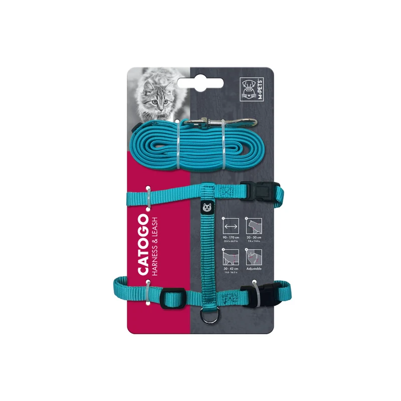 CATOGO Cat Harness & Leash Set - Blue