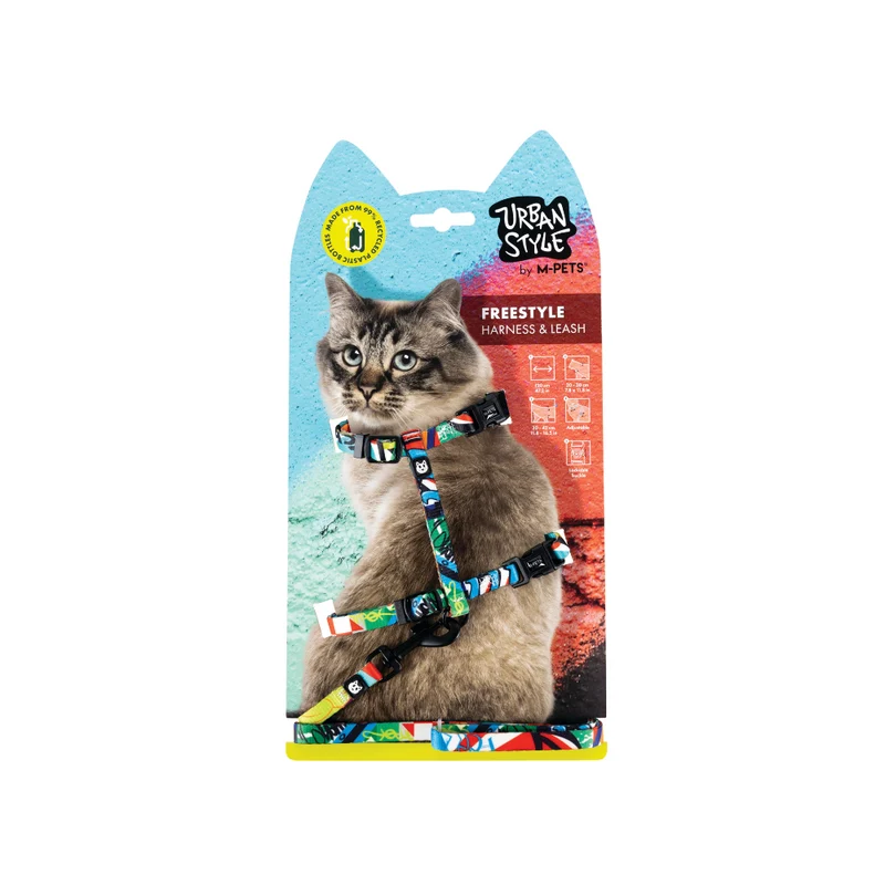 URBANSTYLE Freestyle Cat ECO SET (harness & leash)