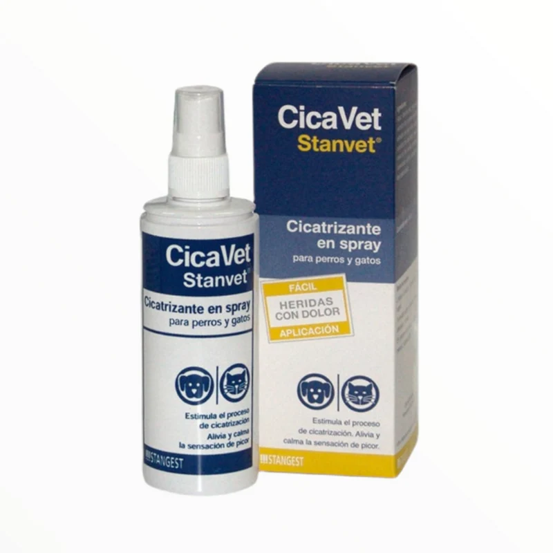 Cicavet Spray Cicatrizante para Perros y Gatos — Estimula la Cicatrización