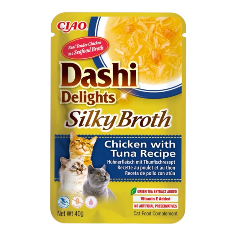 Dashi Silky Broth Pollo y Atún para Gatos