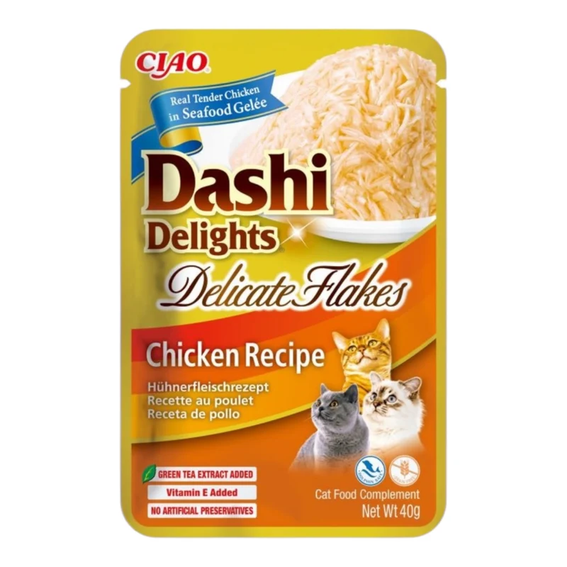 Dashi Delicate Flakes Pollo para Gatos