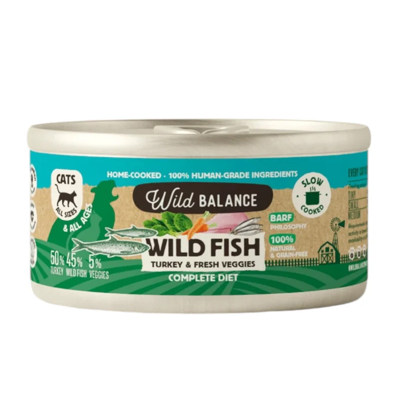 Wild Balance Wild Fish para Gatos 120g — Filosofía BARF