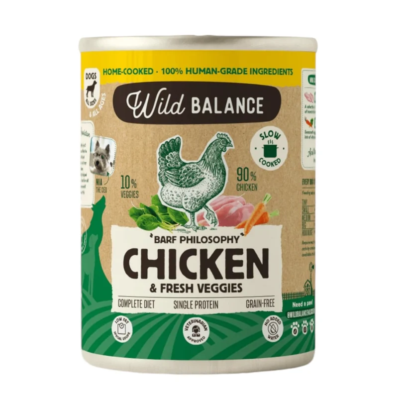 Wild Balance Pollo para Perros — Filosofía BARF Natural