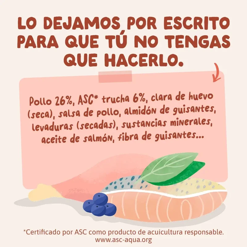 Edgard & Cooper Trucha & Pollo En Salsa Adulto, 12x85 gr
