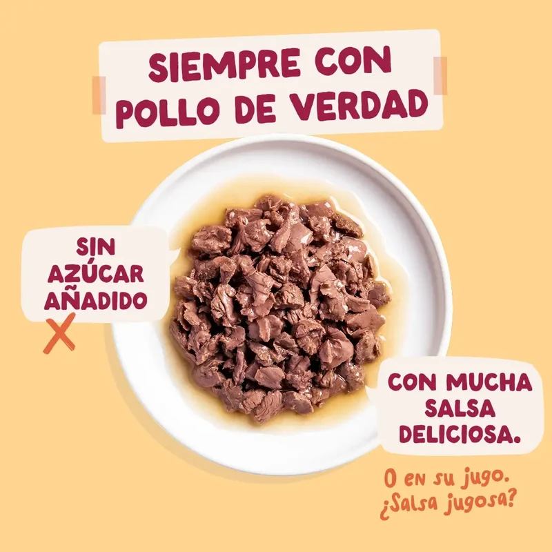 Edgard & Cooper Pollo En Salsa Adulto, 12x85 gr