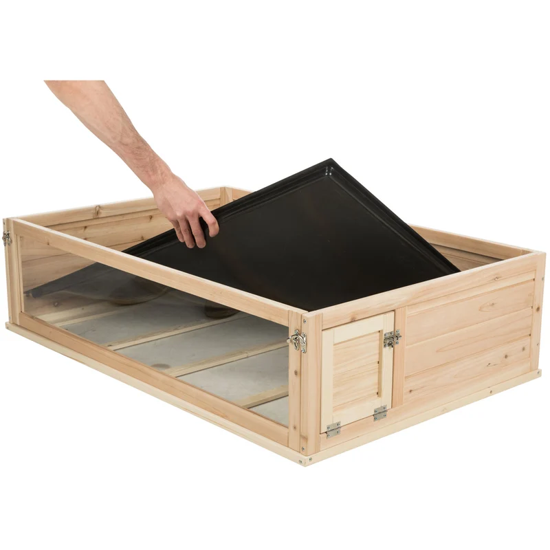 Trixie Recinto Interior Dormitorio para Conejos — Madera Natural M y L