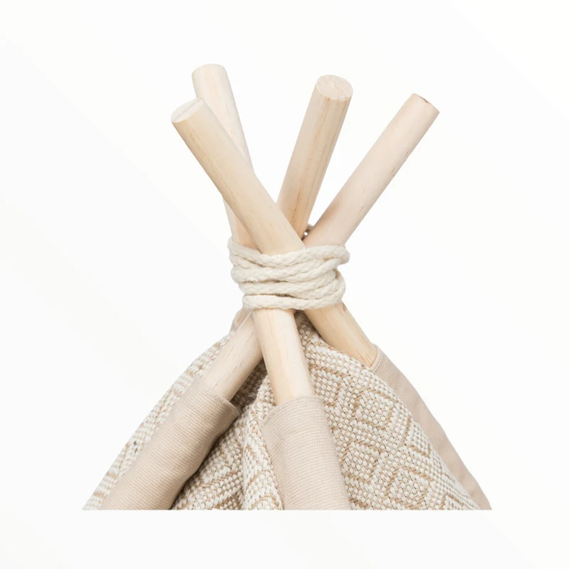 Beeztees Tippy Boho Tipi para Gatos y Pequeños Animales — Diseño Moderno