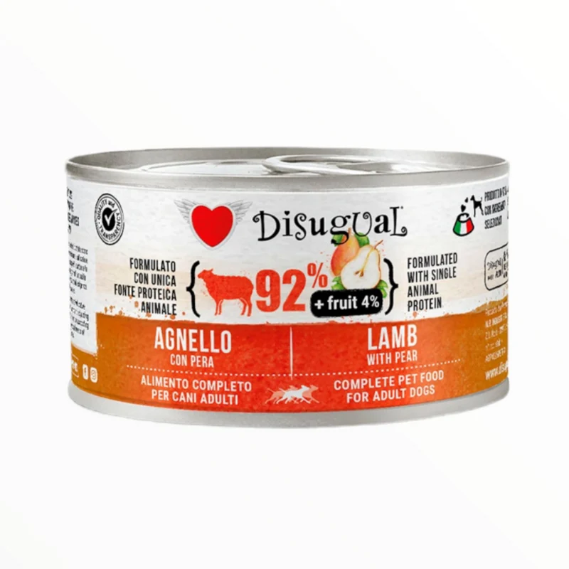 Disugual Fresh Fruit Plus Cordero y Pera lata para perro 390 g