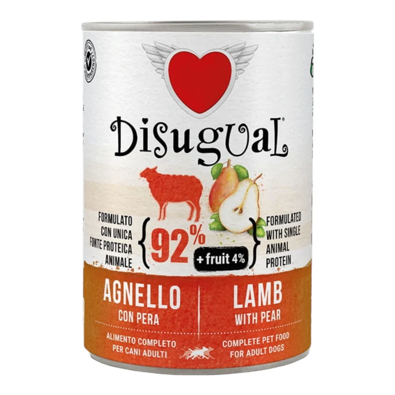 Disugual Fresh Fruit Plus Cordero y Pera lata para perro 390 g