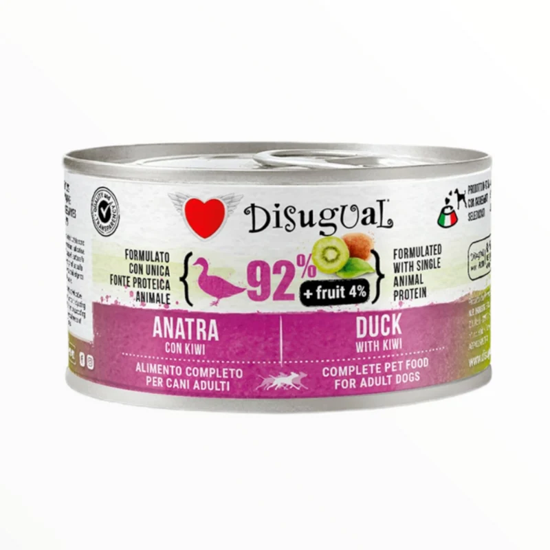 Disugual Fresh Fruit Plus Pato y Kiwi lata para perro 390 g