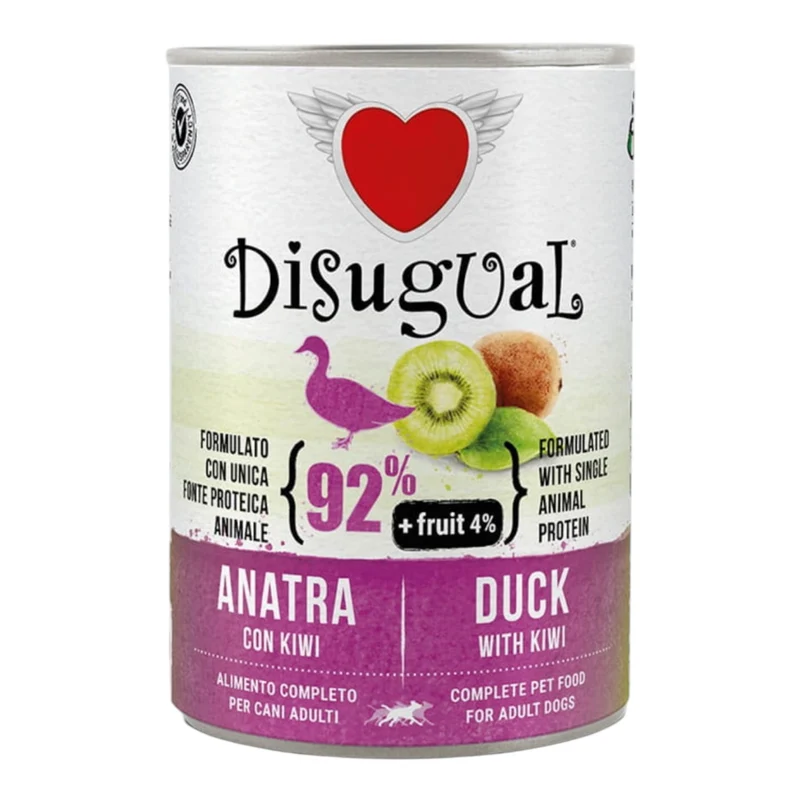Disugual Fresh Fruit Plus Pato y Kiwi lata para perro 390 g