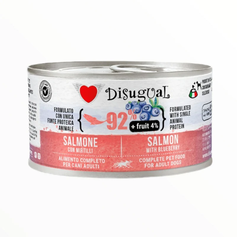 Disugual Fresh Fruit Plus Salmón y Arándanos lata para perro 390 g
