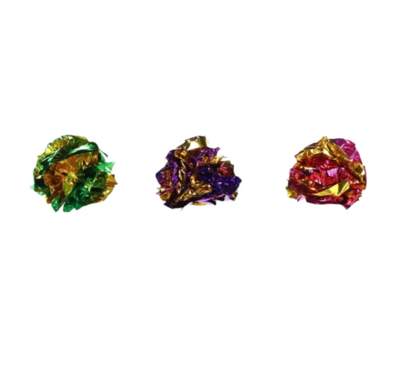 Karlie Pelota de Celofán Crujiente con Catnip 3,5cm para Gatos