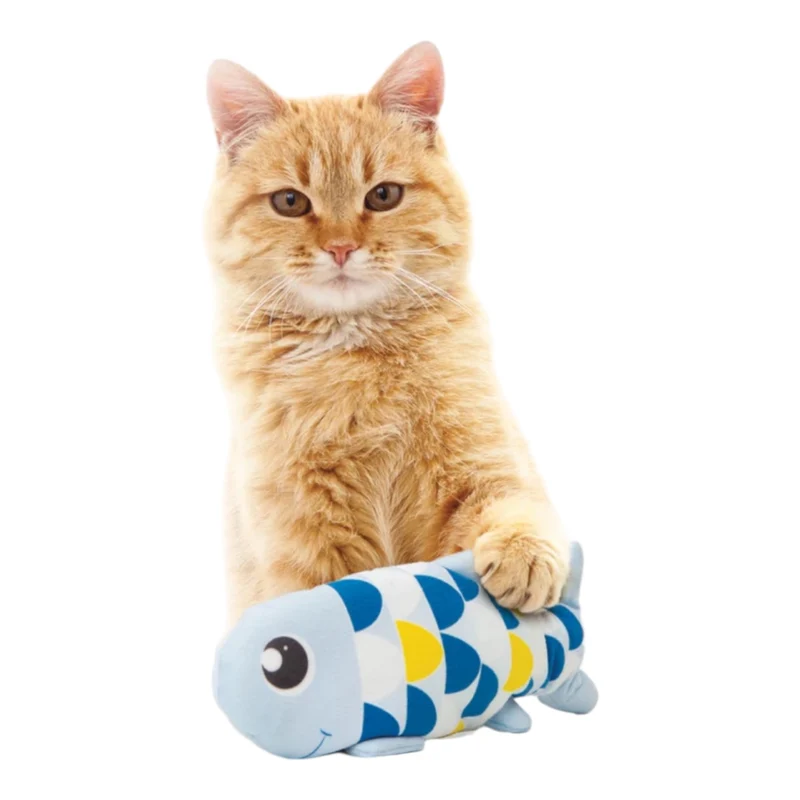 Catit Groovy Animales Bailarines para Gatos — Pez o Gecko Interactivo
