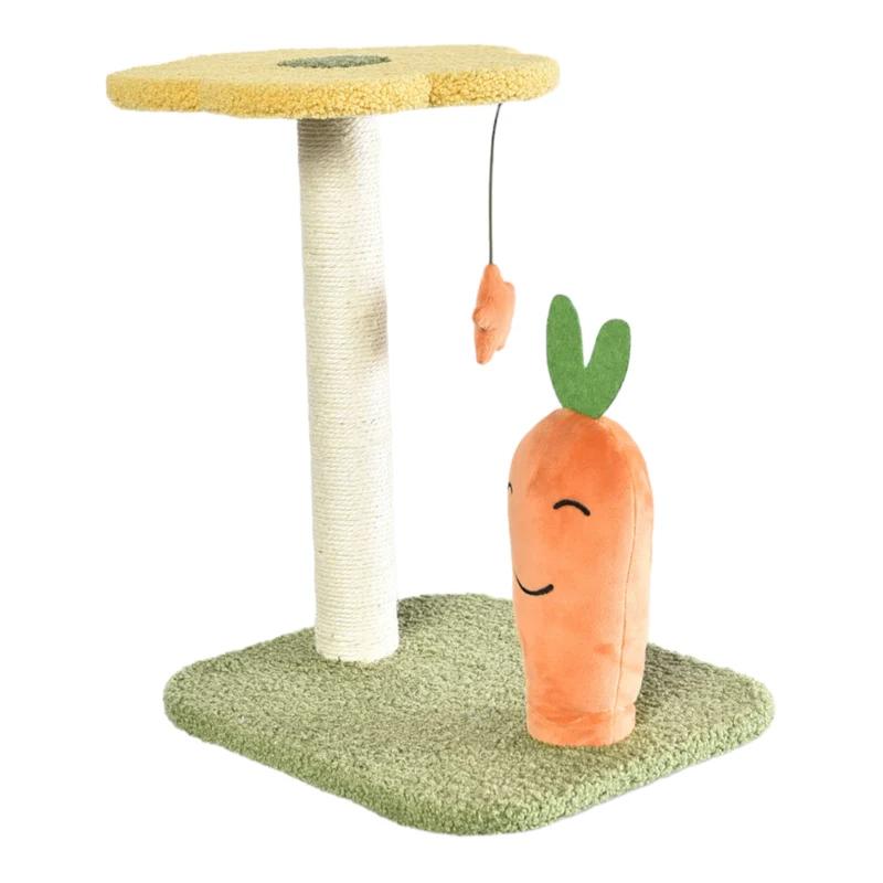 Rascador Carrot My Garden para Gatos — Diseño Zanahoria Divertido