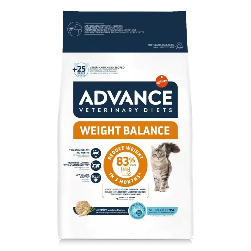 Advance Veterinary Diets Weight Balance Pienso para Gatos