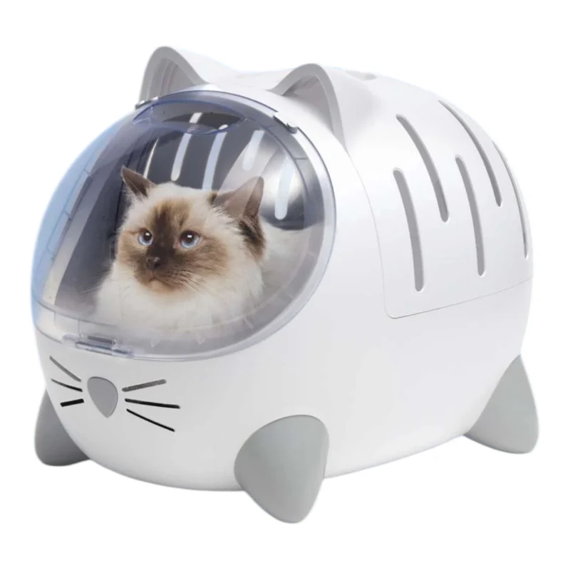Catit PIXI Mío Transportín-Cama-Refugio 3 en 1 para Gatos