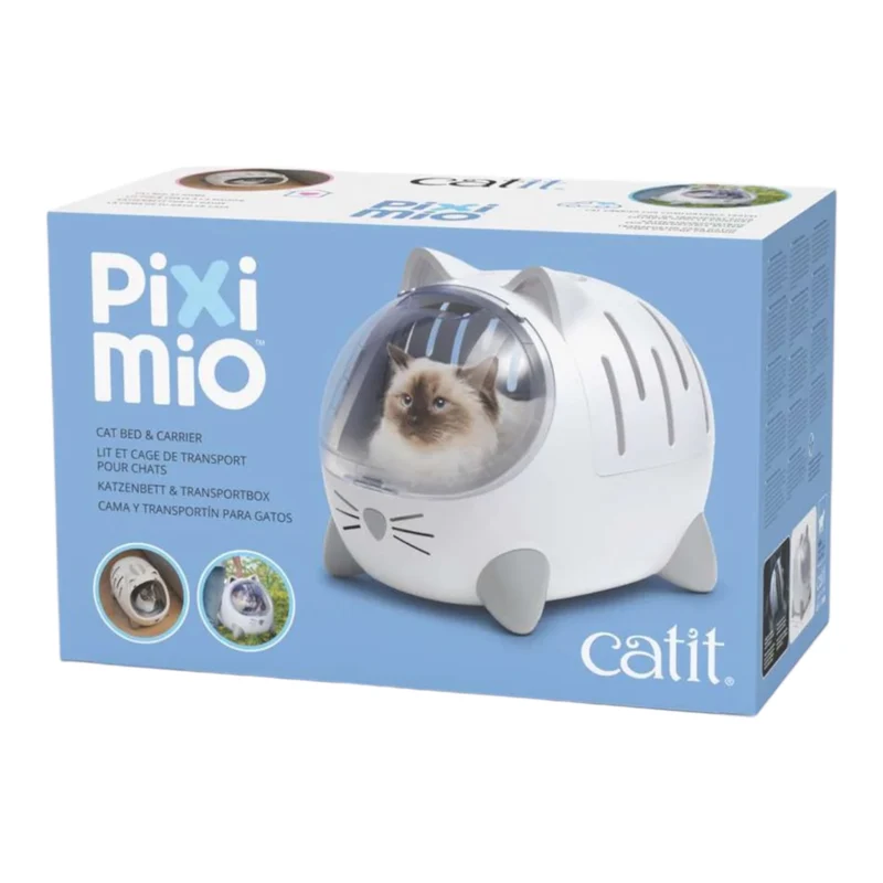 Catit PIXI Mío Transportín-Cama-Refugio 3 en 1 para Gatos