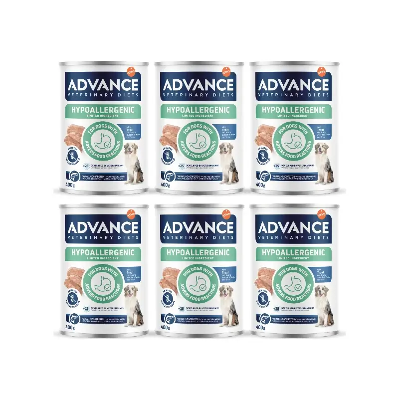 Advance Comida Húmeda Para Perros, Con Trucha, Single Serve, 6 x 400 gr