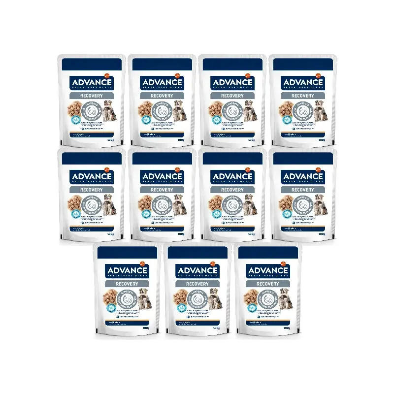 Advance Comida Húmeda Para Mascotas, Con Comida Húmeda, Single Serve, 11 x 100 gr