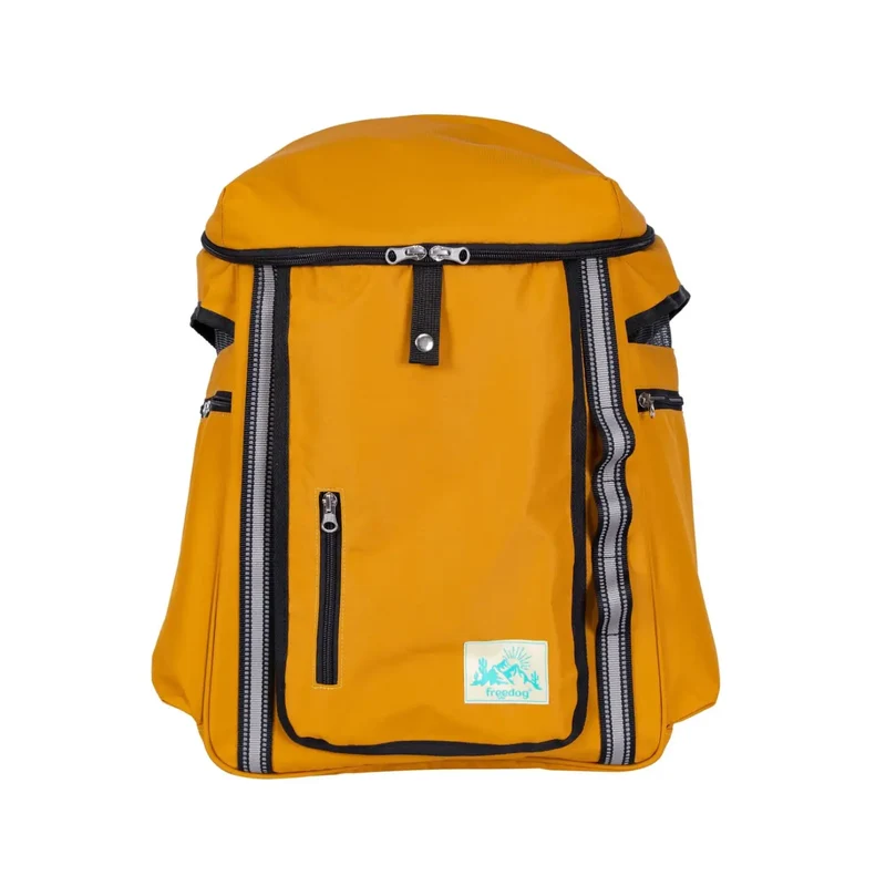 Mochila HighTrail Amarillo Mostaza 47x22x33 cm - Transportín para Perros