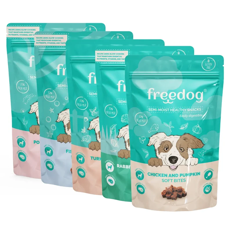 Freedog Soft Bites Snack para Perros Semi-húmedo 100 g
