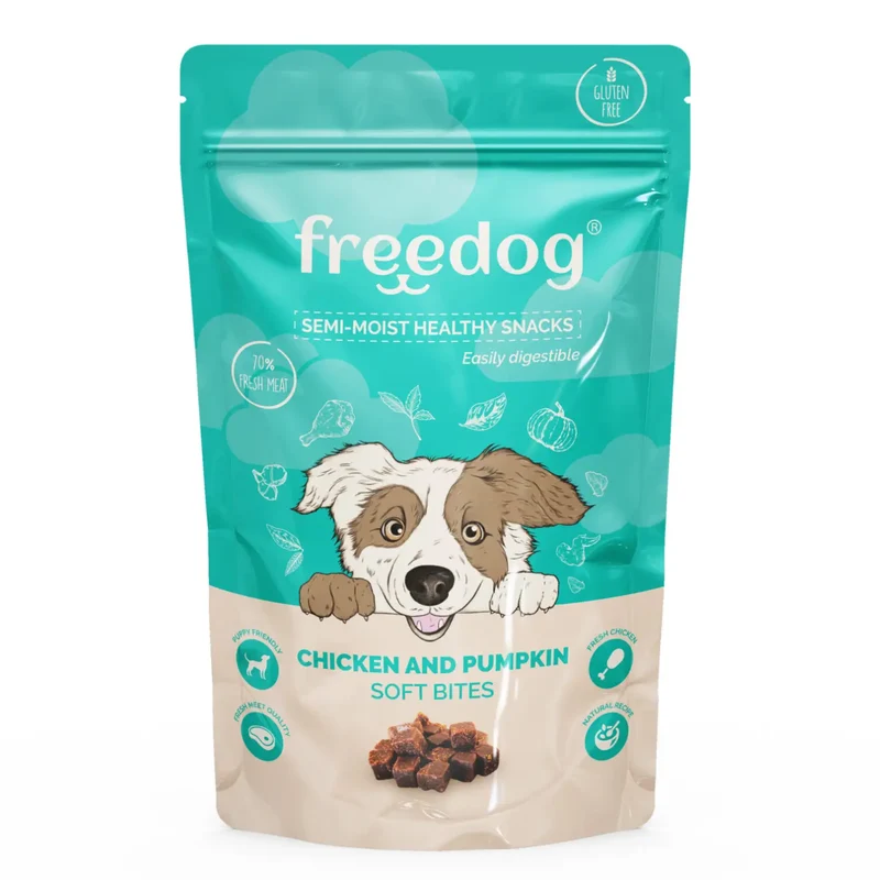 Freedog Soft Bites Snack para Perros Semi-húmedo 100 g