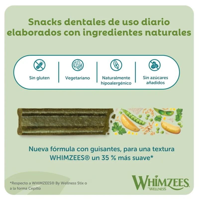 Whimzees Soft Value Snack Blandos para Perros - Bolsa de 360 g