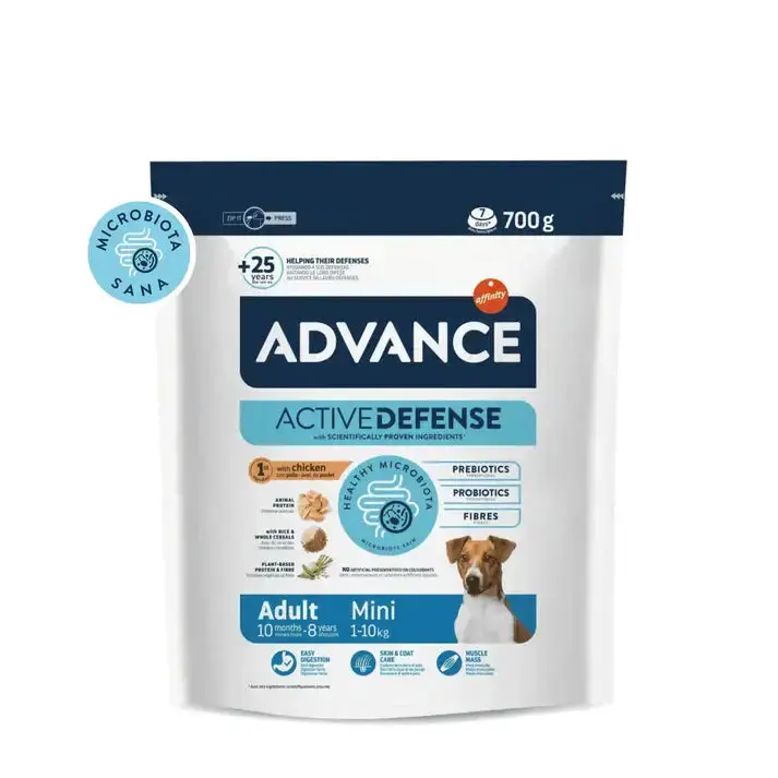 Advance Dog Adult Mini Chicken & Rice - Pienso de Pollo y Arroz para Perros