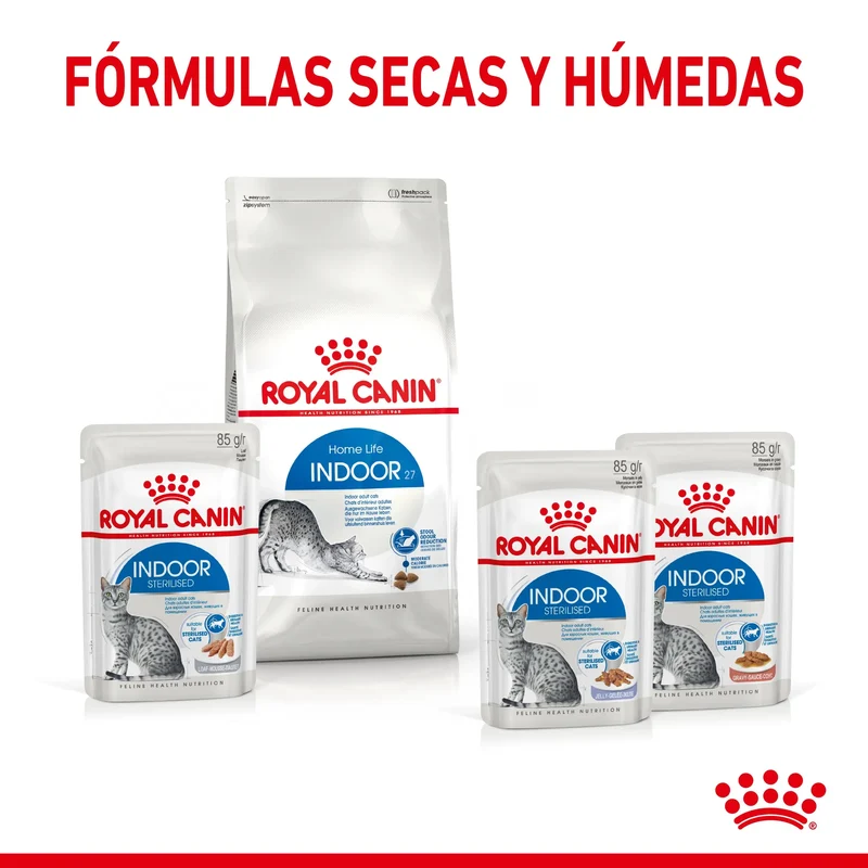 Royal Canin Indoor Sterilized 85 g Comida Húmeda en Salsa para Gatos