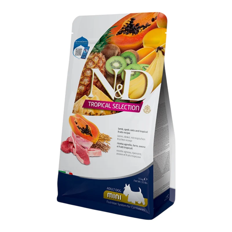 Farmina N&D Tropical Selection Cordero Adult Mini — Pienso para Perros Raza Pequeña