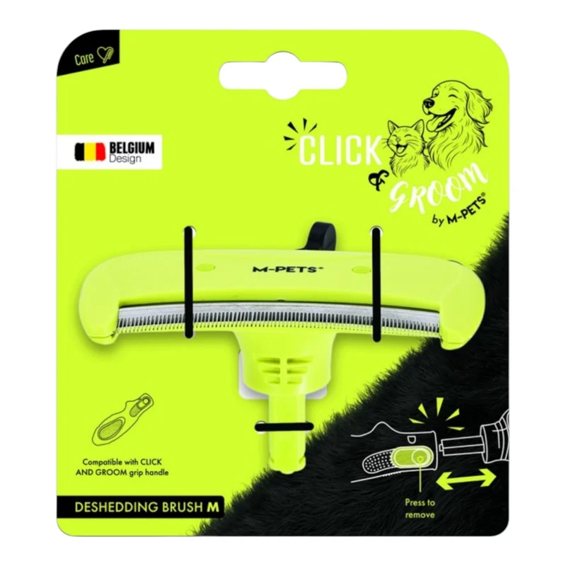 Cabezal Deslanador M Click & Groom M-Pets – Recambio Deshedding para Mango Intercambiable