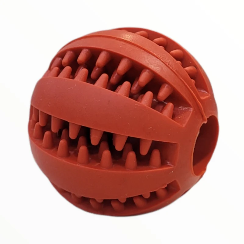 Pelota Dental Snacks 7cm de Caucho Natural para Perros — Dispensadora