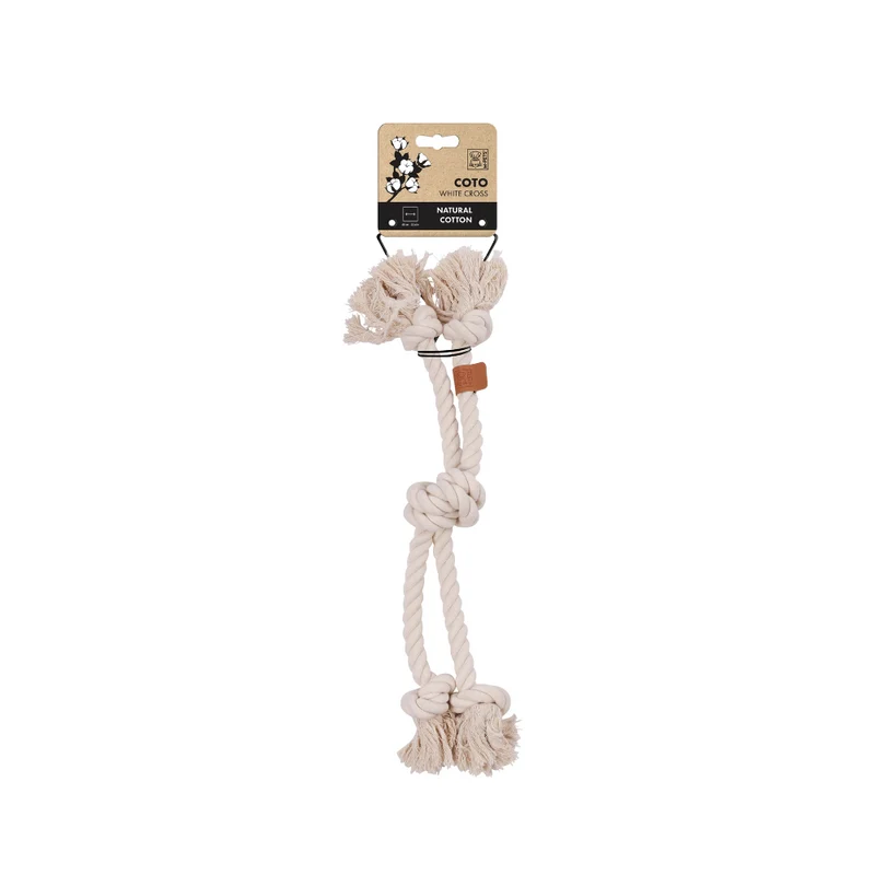 COTO Dog Toy Cross White