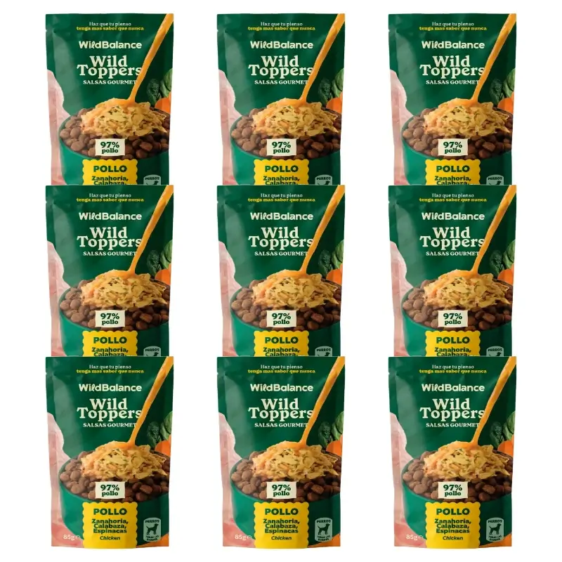 Wild Toppers Salsas Gourmet Pollo 9 x 85g