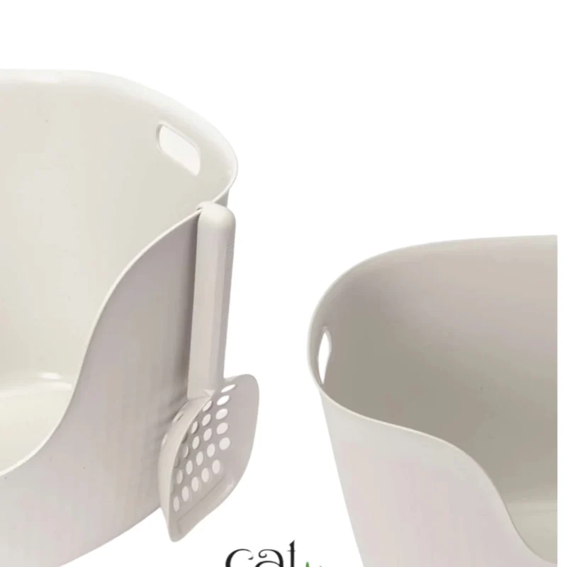 Catit LOO Arenero con Pala para Gatos — Ecológico y Elegante