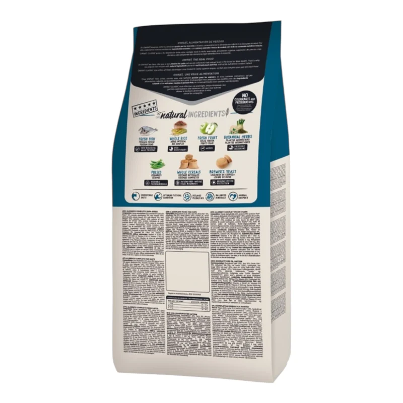 Ownat Fish Classic para Gatos — Pienso con Pescado Fresco y Omega 3 y 6