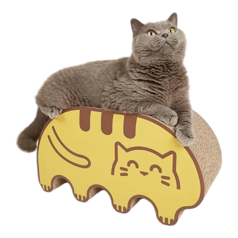 Rascador Meow Cartón para Gatos — Diversión y Mantenimiento de Garras