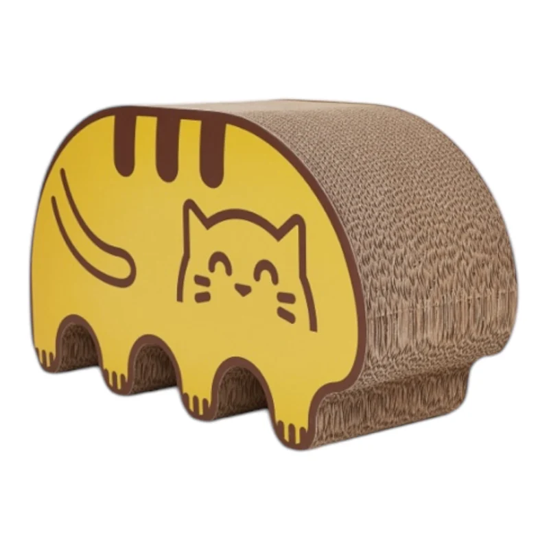 Rascador Meow Cartón para Gatos — Diversión y Mantenimiento de Garras